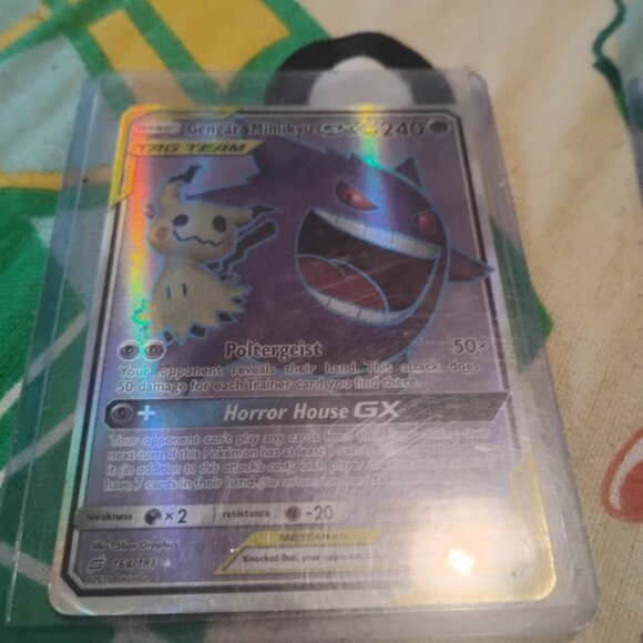 I'm selling these pokemon cards (golden Charizard V Gengar&mimikyu GX tag team) - Picture 2 of 4